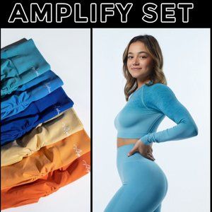 BNIB ALPHALETE Amplify Set - Ombre Ocean in Size SMALL